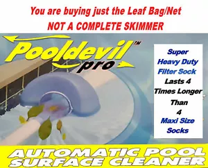 PoolDevil Sack Pool Teufelsnetz automatischer Oberflächenskimmer Super HD Filter ersetzen - Bild 1 von 4