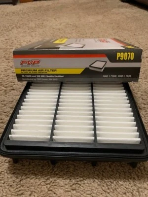 Filtro de aire premium FVP P9070 para motor Hyundai/Kia 2017-2018 de 2,0 litros Foto 1 de 3