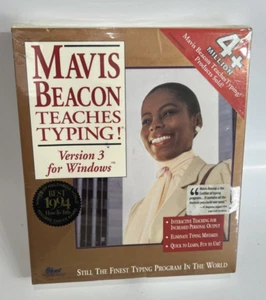 Mavis Beacon Teaches Typing! Version 3 For Windows 3.1 Retail Box Sealed - Picture 1 of 2