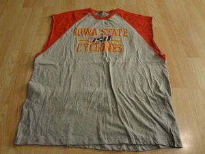 Camiseta sin mangas para hombre Iowa State Cyclones ISU XXL (gris) clásicos universitarios - Imagen 1 de 1