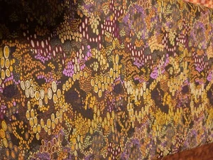 VINTAGE NAPA SONOMA VON P & B STOFFE EIN YARD BRAUN VIND #392 CO: Z - Bild 1 von 3