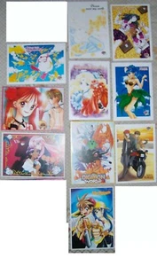LOTTO 10 CARTOLINE MANGA JM JAPAN MAGAZINE POST CARD ANIME ROSSANA,MOKONA,UTENA, - Foto 1 di 12