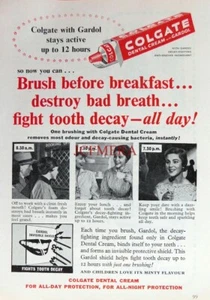 COLGATE 'Dental Cream' Toothpaste Dentist Print #6- Original 1957 ADVERT - Picture 1 of 1