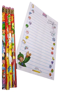 Vintage Trix & Lucky Charms Cereal Pencils and Note Pad Paper - Picture 1 of 12