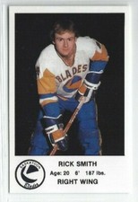 1983-84 Saskatoon Blades (WHL) Rick Smith