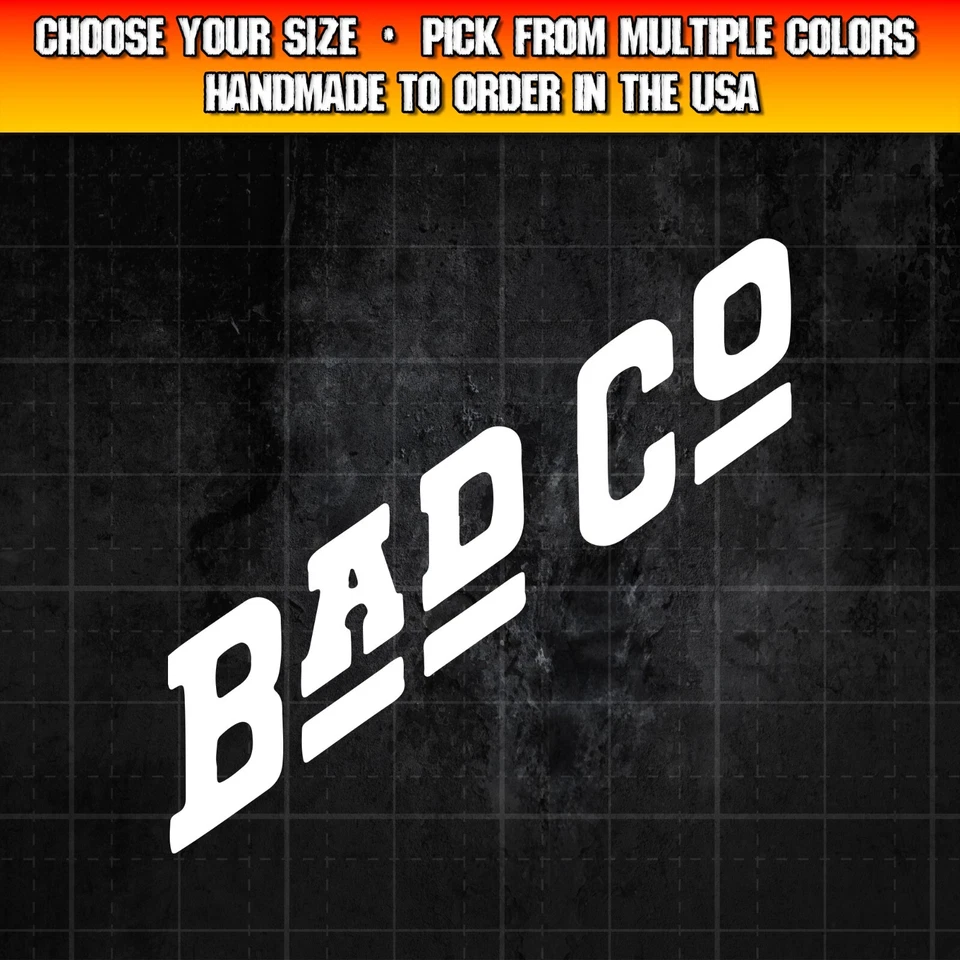 Bad Company Decal for Cars, Trucks, Laptops, Classic Rock Decal Sticker - Image 1 of 1