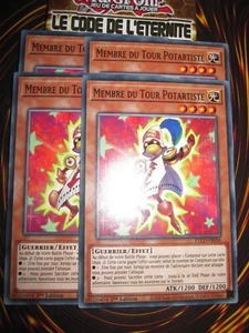 YU-GI-OH! PLAYSET (LOT DE 4) MENBRE DU TOUR POTARTISTE ETCO-FR094 NEUF EDITION 1 - Picture 1 of 1