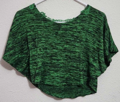 Energie Women's Small Short-Sleeve 1/2 Shirt Green & Black Foto 1 de 3