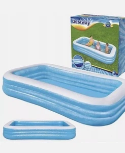 Bestway Family Pool Deluxe 305 x 183 x 56 cm Planschbecken - Bild 1 von 5