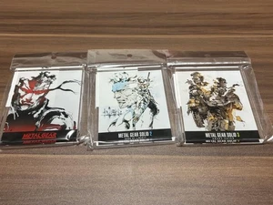 Metal Gear Solid Pop-Up Exclusive Acrylic Block Set of 3 Popup Shop Limited - Picture 1 of 12