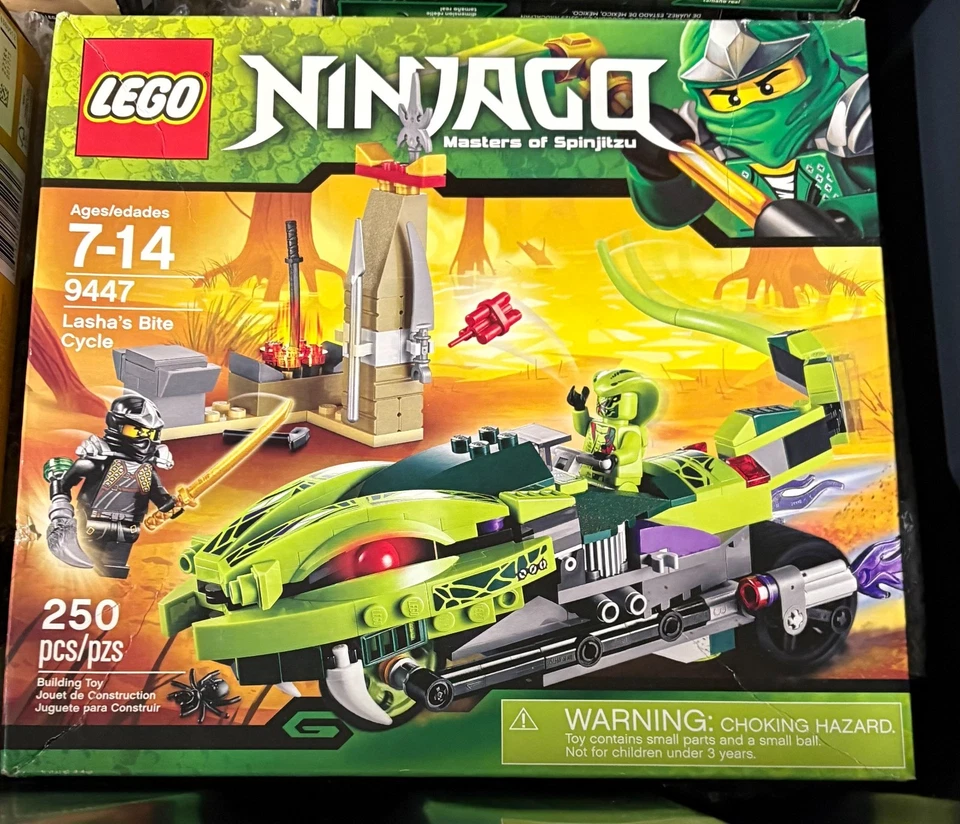 LEGO - 9447 - Lasha's Bite Cycle - NOVO, LACRADO, APOSENTADO (caixa tem pequenos vincos) - Imagem 1 de 1