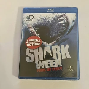 Discovery Channel Shark Week: Fins of Fury (Blu-ray) Brand New Sealed - Imagen 1 de 4