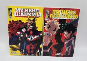 My Hero Academia Manga -Volume 1 & 2 Book Lot-Kohei Horikoshi - Picture 1 of 7