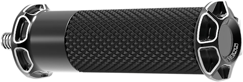 Clavija de cambio Arlen Ness negra biselada para motocicleta Fusion para Harley Davidson Foto 1 de 1