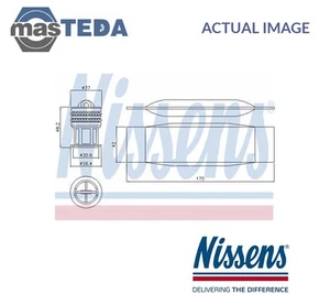 95490 Aire acondicionado SECADOR INTERIOR NISSENS PARA VW GOLF VI, CADDY III, GOLF V - Imagen 1 de 5