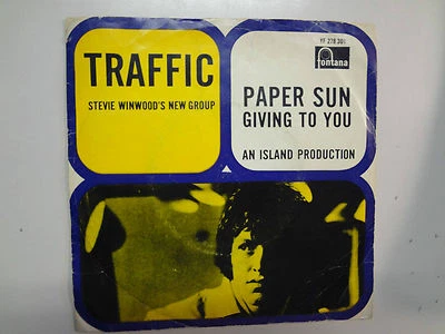 TRAFFIC:Paper Sun 4:10-Giving To You 4:10-Holland 7" Fontana 278 301 YF Mono PSL - Image 1 of 4
