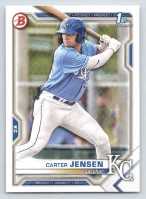 2021 Bowman Draft #BD106 Carter Jensen (ref 223467) - Image 1 of 2