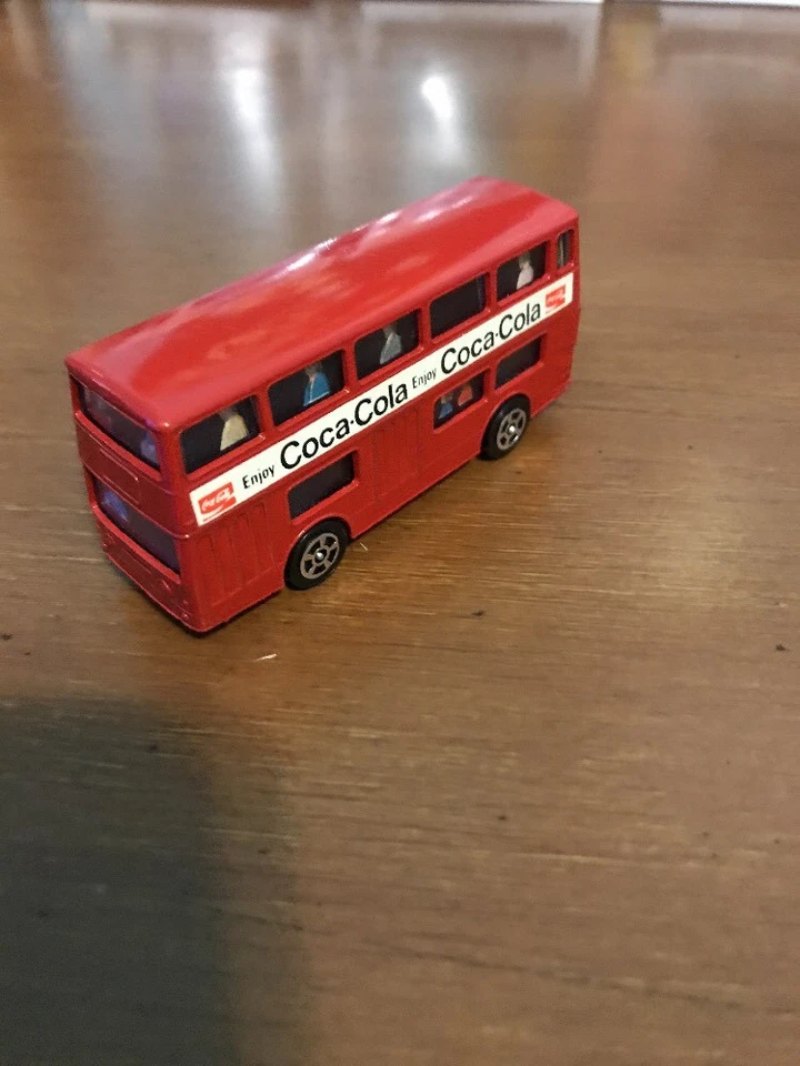 Corgi Juniors Daimler Fleetline London Double-Decker Bus Coke-Cola (Red 1:64) - Image 1 of 4