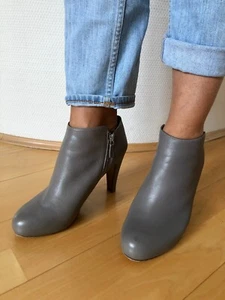 Stiefelette Chloé, Größe 39, grau, kaum getragen, wie neu, Zipper, See by Chloé - Bild 1 von 6