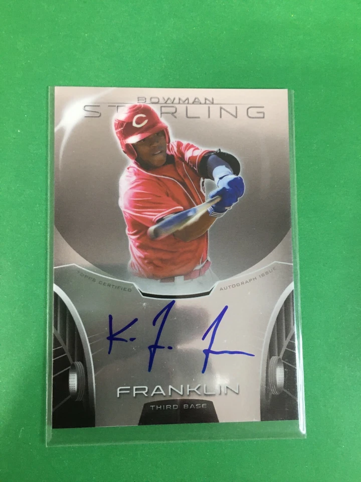 F148,158 2013 Bowman Sterling Prospect Autographs #KF Kevin Franklin REDS - Image 1 of 1
