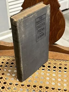 The English Classics: English Poems (Scudder) Antique, Hardcover - 1919 - Imagen 1 de 12