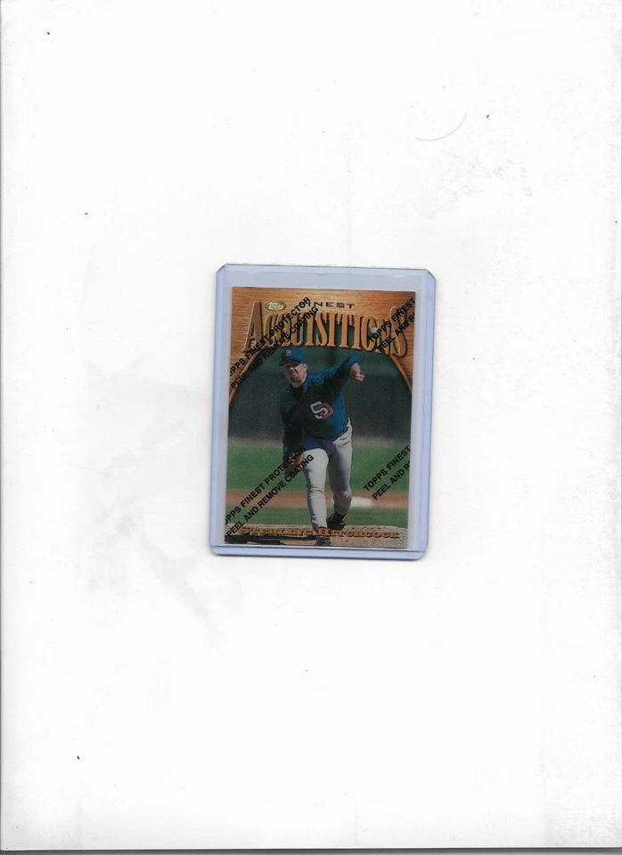STERLING HITCHCOCK 1997 TOPPS FINEST BASEBALL REFRACTOR INSERT CARD #239 - Image 1 of 1