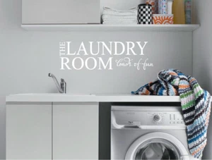 Laundry room loads of fun wall sticker | Laundry Quote Wall Decal - Picture 1 of 7