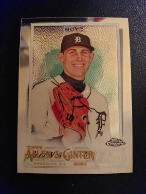 Matthew Boyd MLB Baseball Card World Champions Topps Chrome 2020 - Image 1 of 2