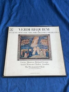 Verdi Requiem Eugene Ormandy/The Philadelphia Orchestra Mono M2L 307 Vinyl - Picture 1 of 5