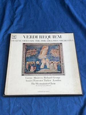 Verdi Requiem Eugene Ormandy/The Philadelphia Orchestra Mono M2L 307 Vinyl - Image 1 of 4