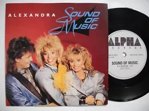SOUND OF MUSIC/NANNE Grönvall/Abba Alexandra / instr 1987 7" single - Foto 1 di 2