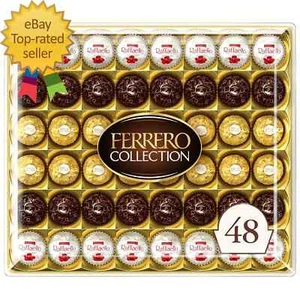 48 Count Premium Gourmet Assorted Hazelnut Milk Chocolate Dark Chocolate - Picture 1 of 9