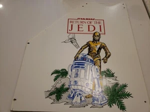 Star Wars Return of the Jedi 1983 American Toy & Furniture Panel, C-3PO R2D2 - Picture 1 of 5