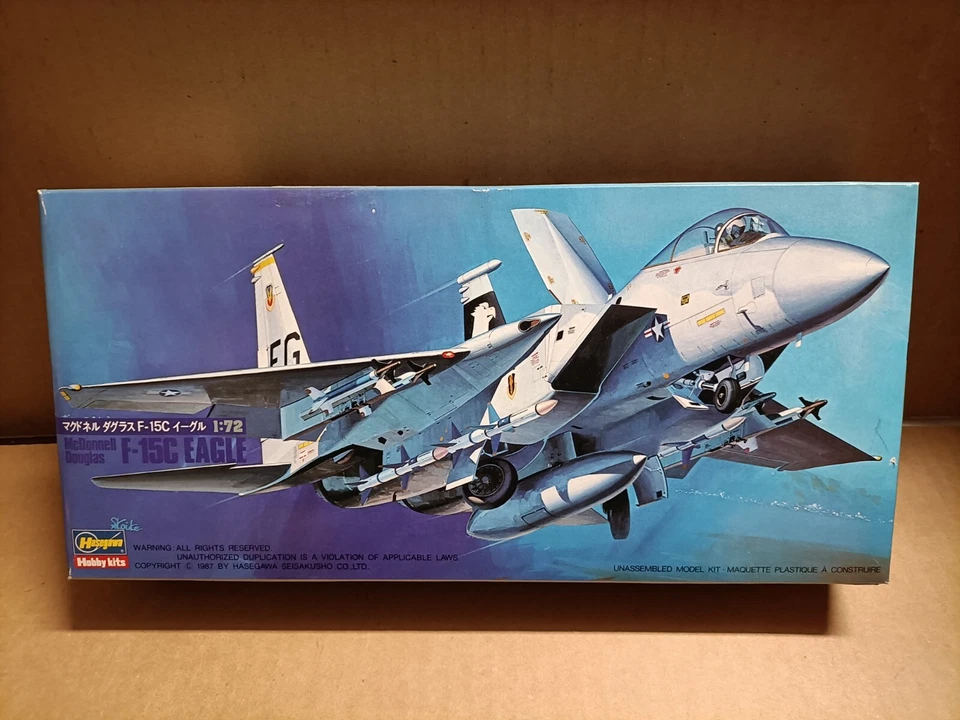 Modellismo - McDonnell Douglas F-15C Eagle - Hasegawa - Nuovo Da Montare - Immagine 1 di 1