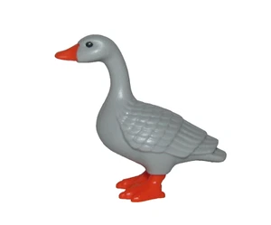 Playmobil Miniature Grey goose Duck Bird - Farm Animal - 50 - Picture 1 of 3