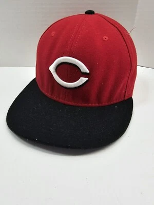 Cincinnati Reds Hat MLB Authentic New Era 59Fifty On Field Size 7 3/8Fitted Cap - Image 1 of 3