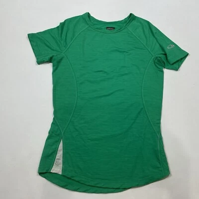 Icebreaker 150 Mujer’s GT Talla M Verde Manga Corta Camiseta Nueva Zelanda Lana Foto 1 de 4