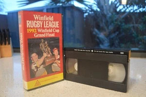 BRONCOS VS ST GEORGE 1992 WINFIELD CUP GRAND FINAL RARE PAL VHS VIDEO! - Picture 1 of 2