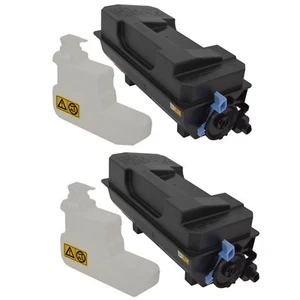 2 Pk Black Toner Cartridge For Kyocera ECOSYS P3060dn M3660idn M3655idn TK-3192 - Picture 1 of 4