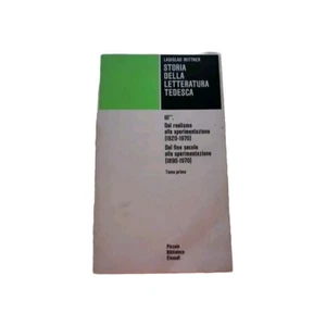 LIBRO STORIA DELLA LETTERATURA TEDESCA - LADISLAO MITTNER - VOLUME III Einaudi - Imagen 1 de 1