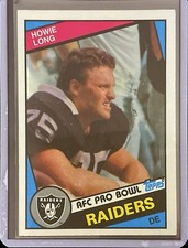 Howie Long - 1984 Topps Chewing Gum Football - Vintage Card #111