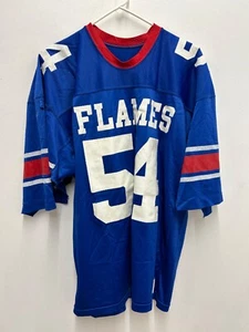 VTG 70s Liberty Baptist Flames Football Used Worn Jersey College XL Champion - Picture 1 of 16