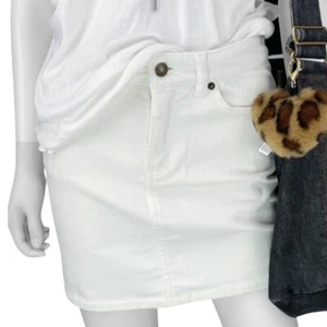 2000s Coquette Off White Skirt Sz S - Picture 1 of 4