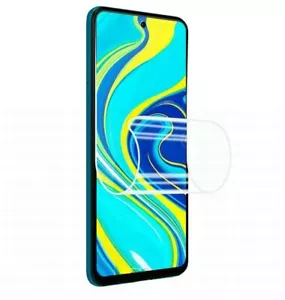 PELLICOLA IDROGEL PER XIAOMI REDMI NOTE 9 PRO IN SILICONE GEL TRASPARENTE LCD - Zdjęcie 1 z 6