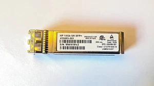 Hewlett Packard 10Gb SR SFP+ Optical Network Transceiver LC - Bild 1 von 1