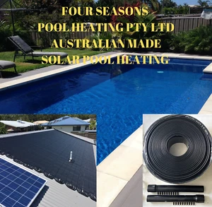 20M2 SOLAR POOL HEATING/HEATER 10 TUBE ROOF KIT + DOUBLE HEADER PIPES AUST MADE - Picture 1 of 10