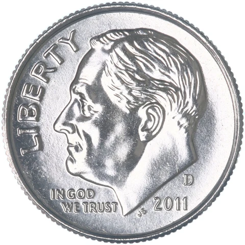 2011 D Roosevelt Dime Choice BU US Coin Cover