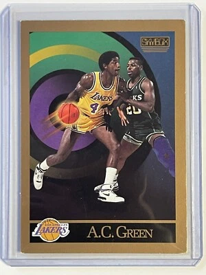 1990-91 SkyBox A.C. Green #137 Los Angeles Lakers NBA Basketball - Image 1 of 4