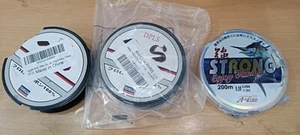 200 M Fishing Line, 0.4mm Nylon Fishing Wire Assorted Items Pack of 3 - Picture 1 of 3