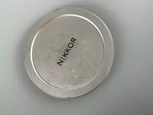 Nikon Nikkor 72n 72mm Screw-In Front Lens Cap Chrome - Picture 1 of 2